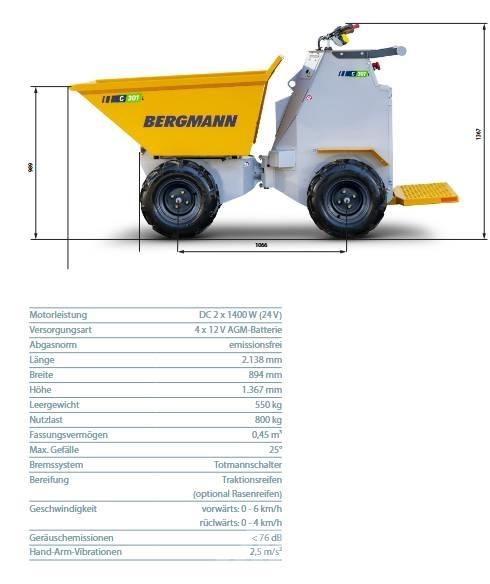 Bergmann C 301L Mini dumper