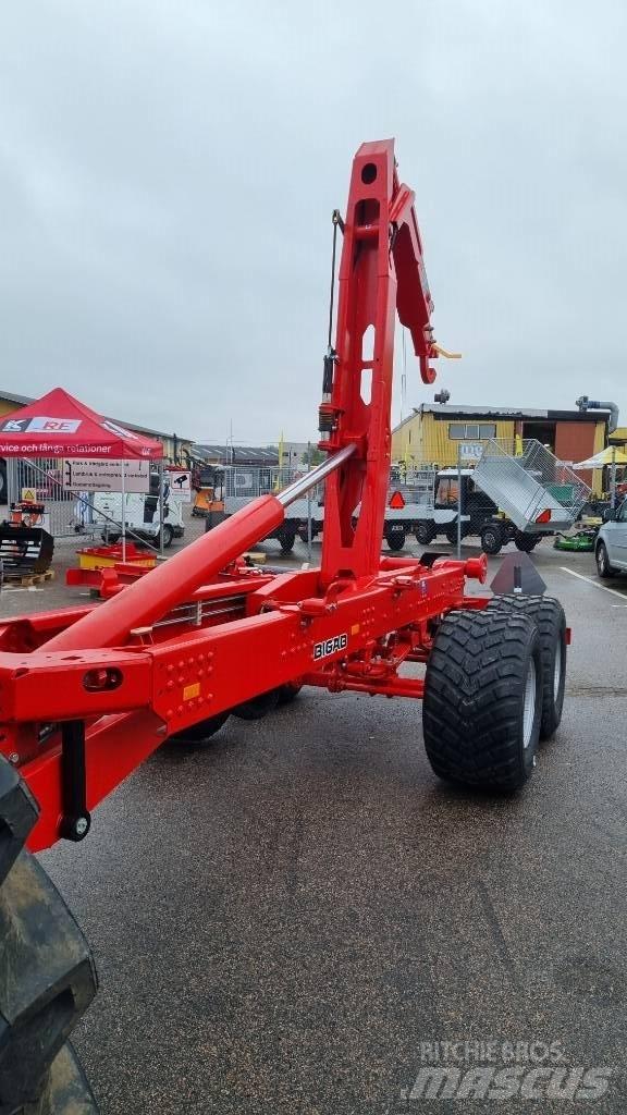 Bigab B12 Växlarvagn Rimorchi con braccio di sollevamento a gancio
