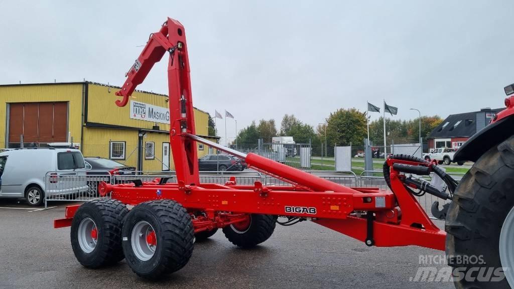 Bigab B12 Växlarvagn Rimorchi con braccio di sollevamento a gancio
