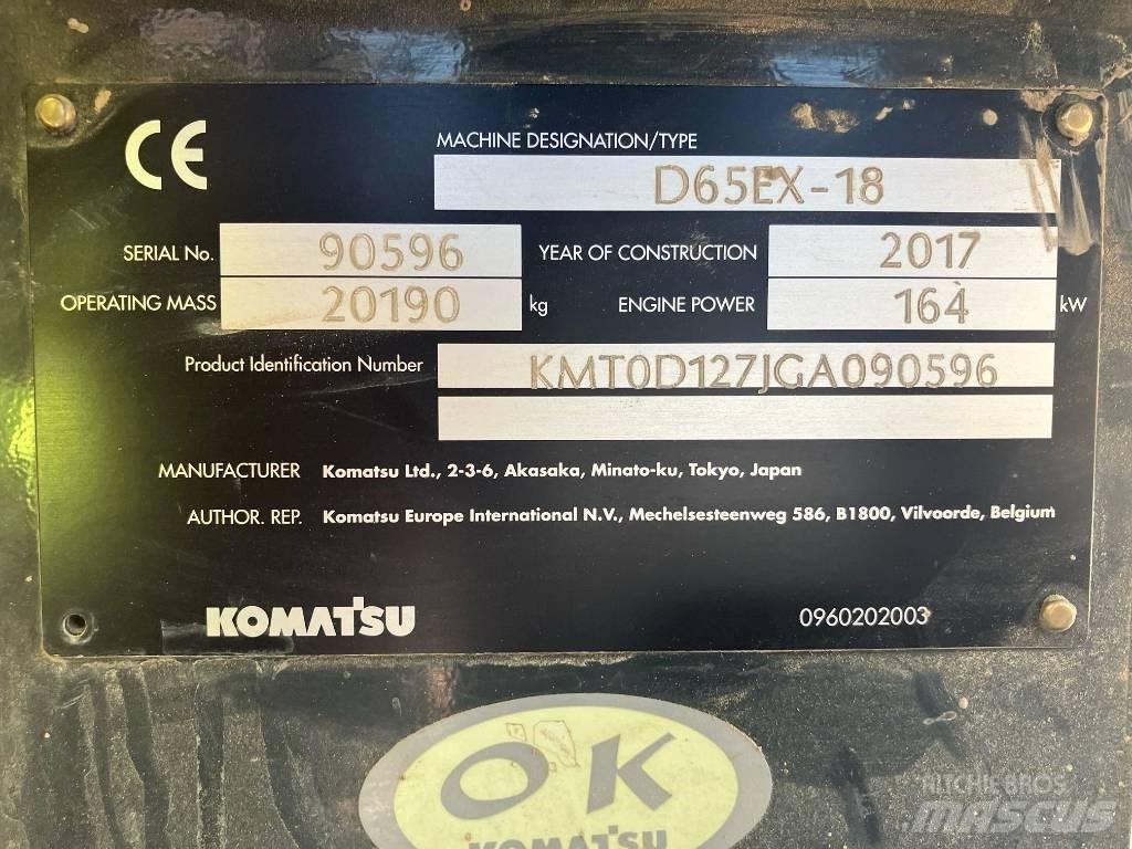 Komatsu D65 EX-18 Dozer cingolati