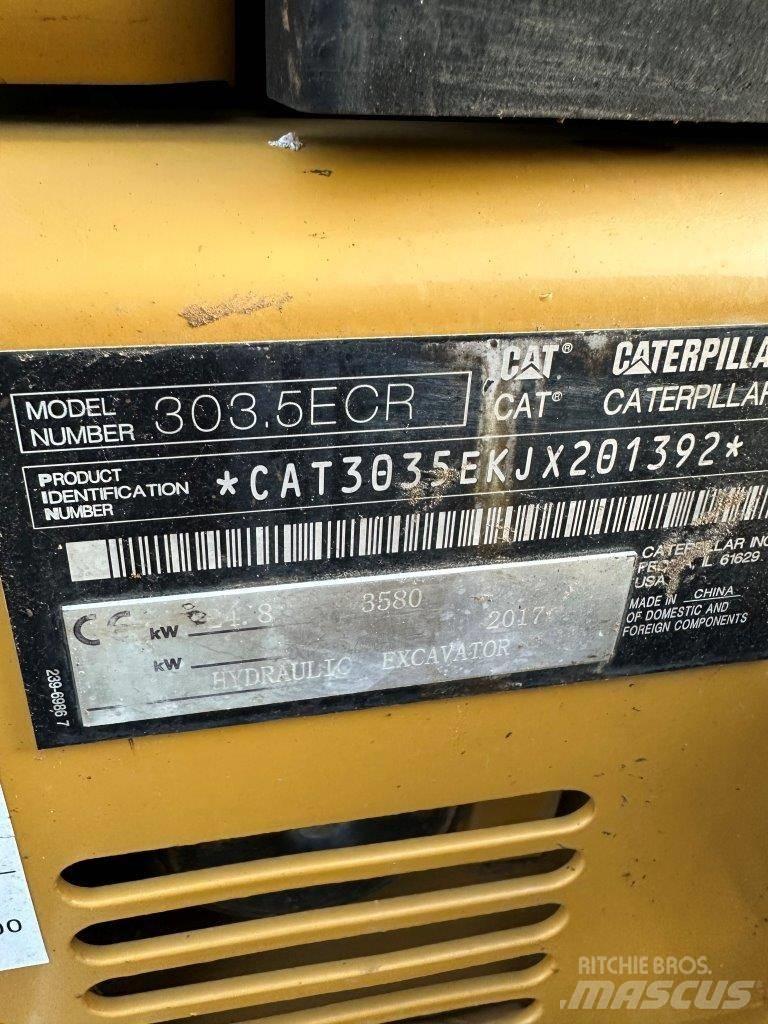 CAT 303.5 E CR Miniescavatori