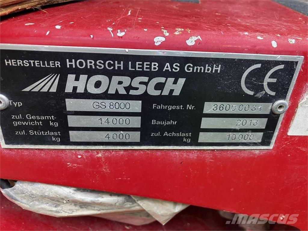 Horsch GS 8000 Irroratrici trainate