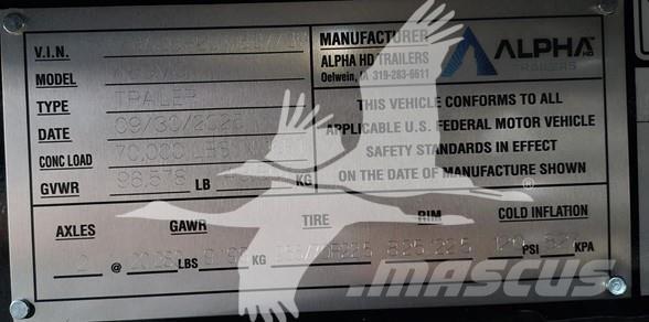  ALPHA HD A80MG Semirimorchi Ribassati