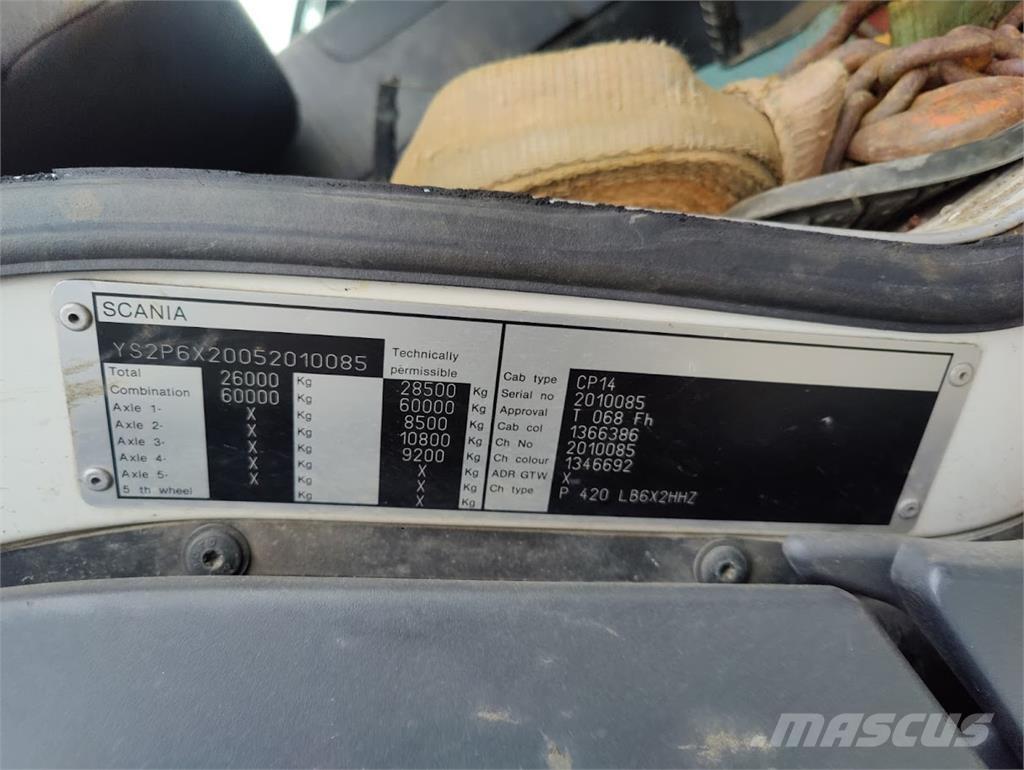 Scania P420 6x2 Camion ribaltabili