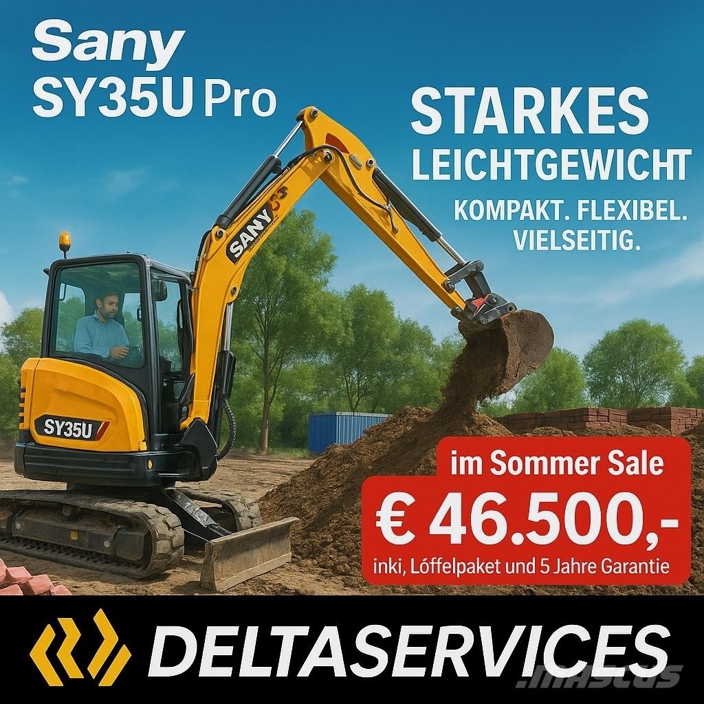 Sany SY 35 U Miniescavatori