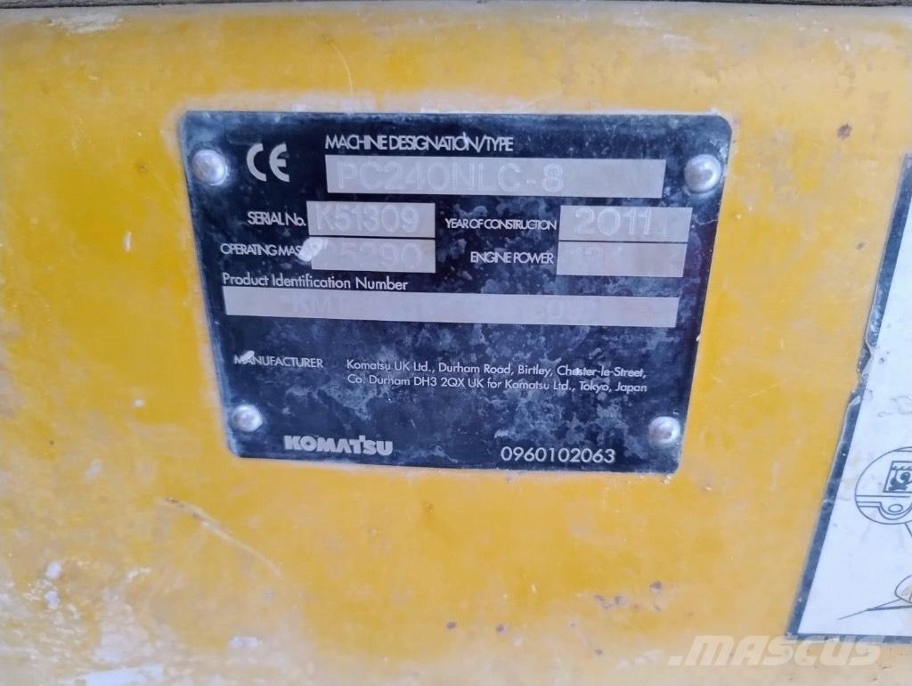Komatsu PC 240 NLC-8 Escavatori cingolati