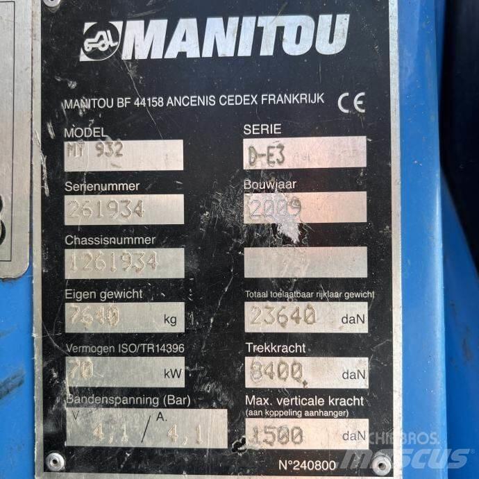 Manitou MT 932 Sollevatori telescopici