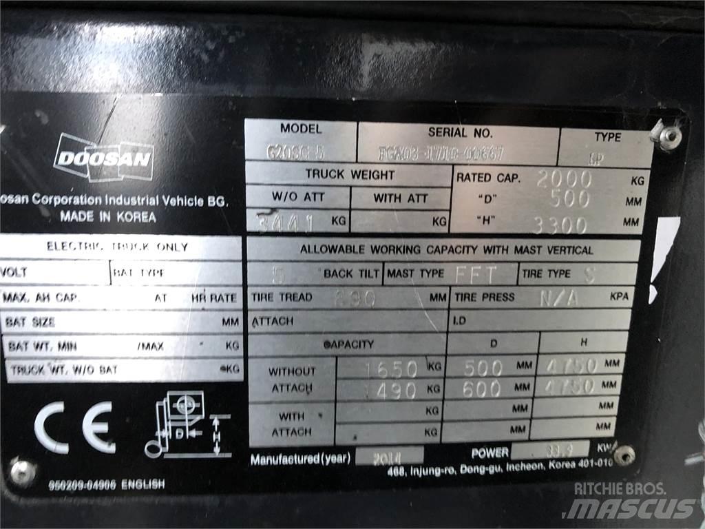Doosan G20 SC-5 Carrelli elevatori GPL