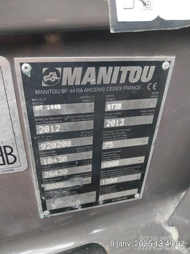 Manitou MT1440 Sollevatori telescopici