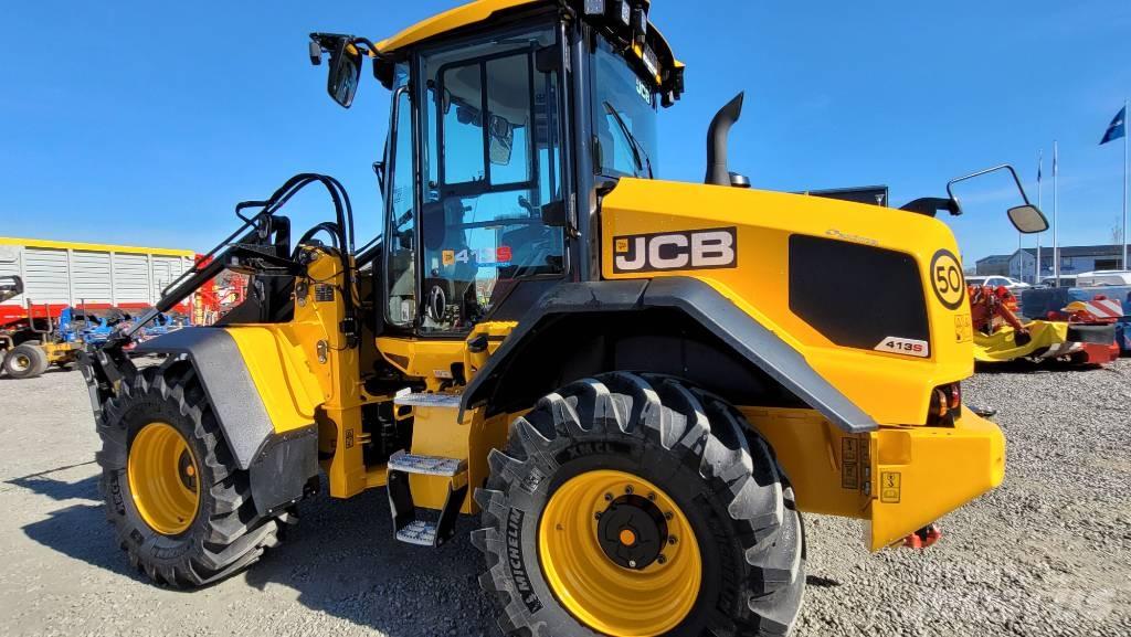 JCB 413S High Lift Pale gommate