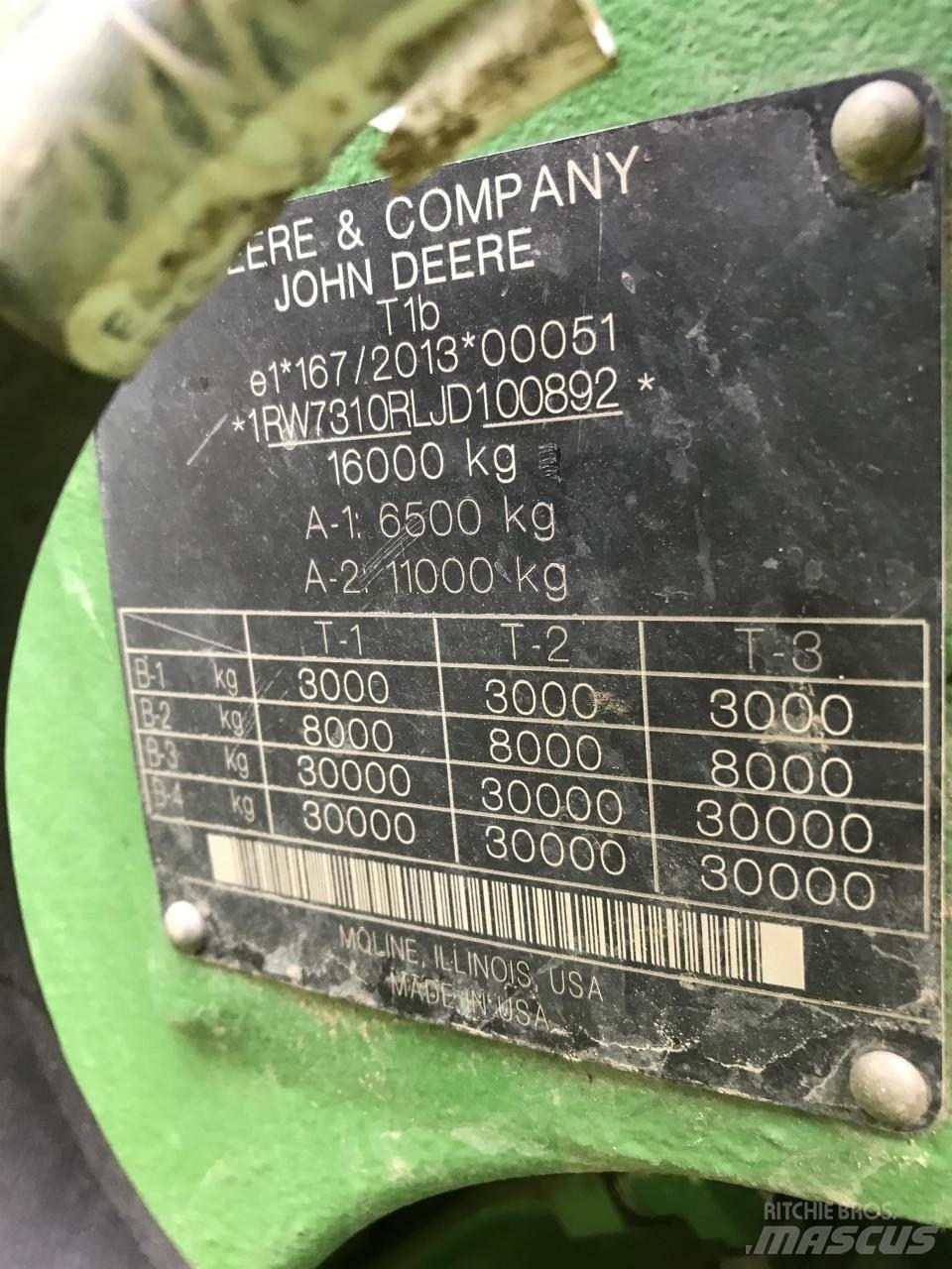 John Deere 7310R Trattori