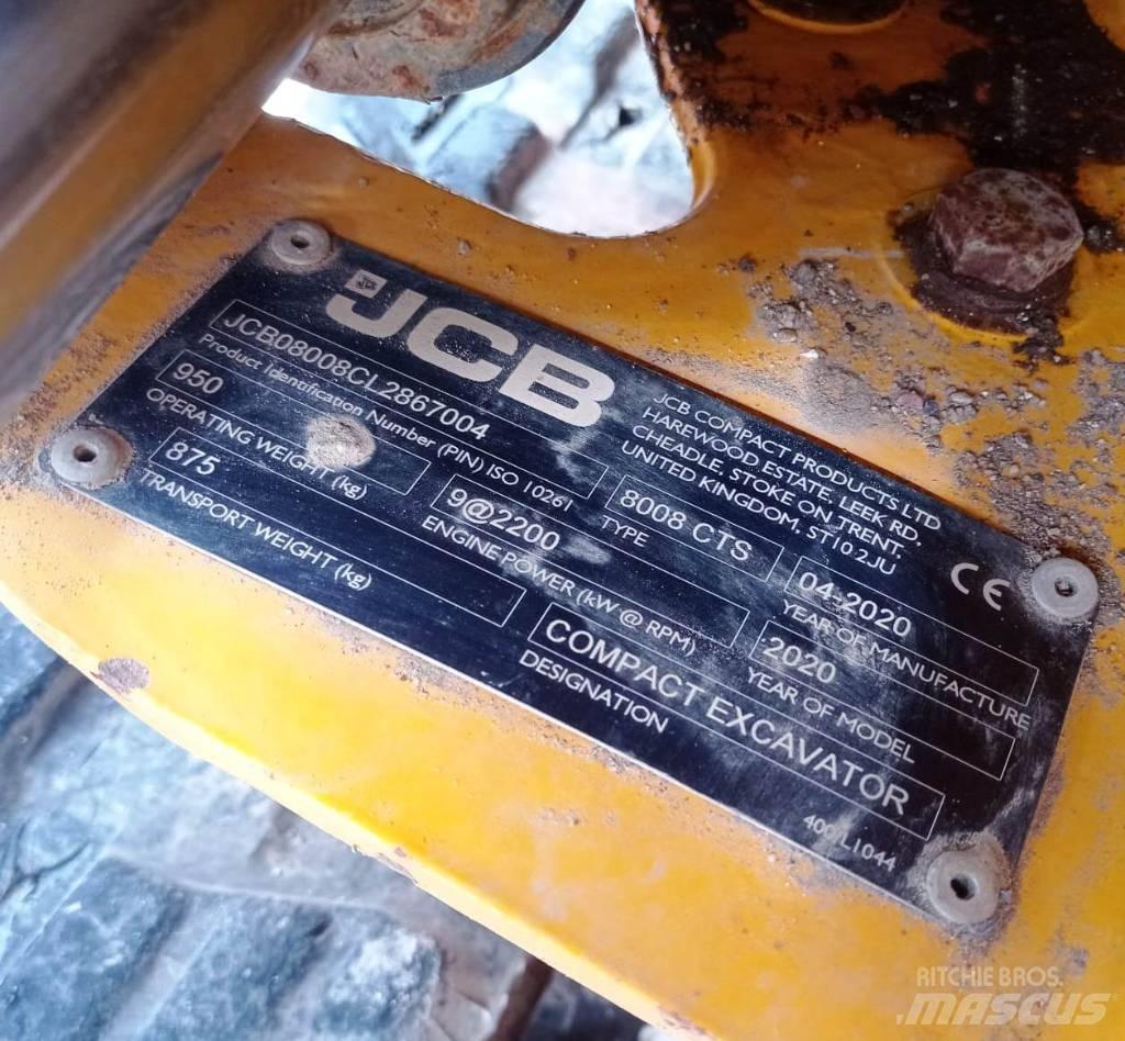 JCB 8008 CTS Miniescavatori