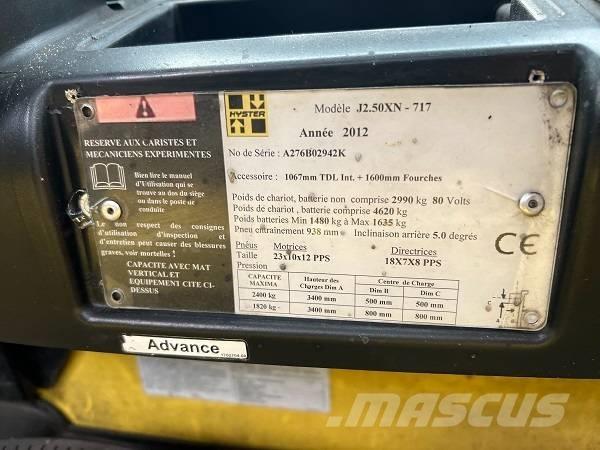 Hyster J2.5XN Carrelli elevatori elettrici