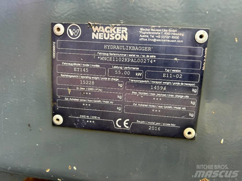 Neuson ET145 Escavatori cingolati