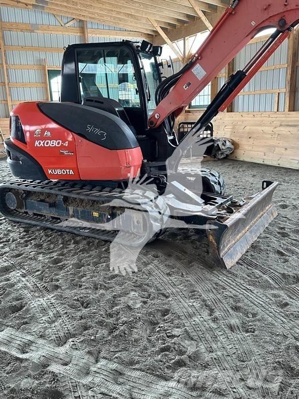 Kubota KX080-4 Escavatori cingolati