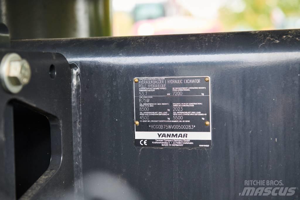 Yanmar B 75 W Escavatori gommati