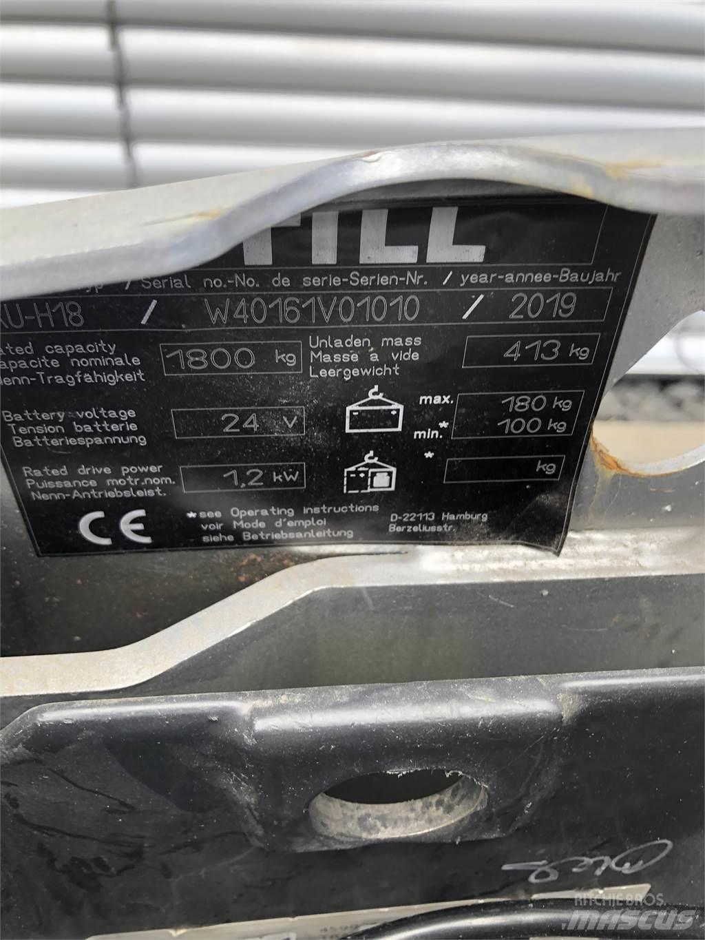 Still EXU-H18 Transpallet manuale