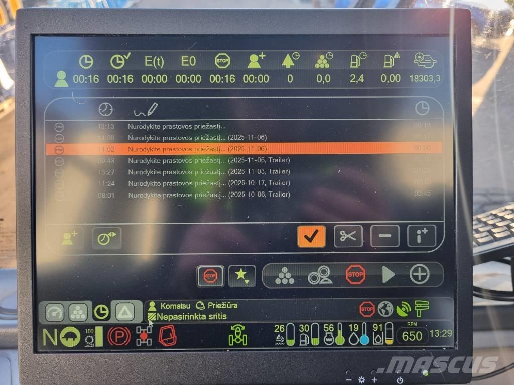 Komatsu 931 Abbattitrici, Disboscatrici