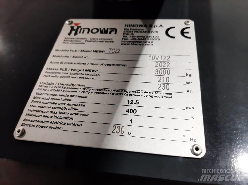 Hinowa TC 22 N Piattaforme a braccio telescopico