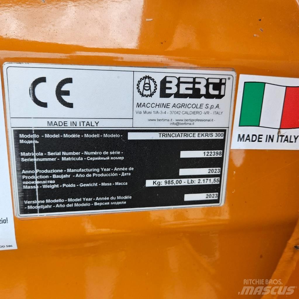 Berti EKR-S 300 Falciatrici/cimatrici per pascoli