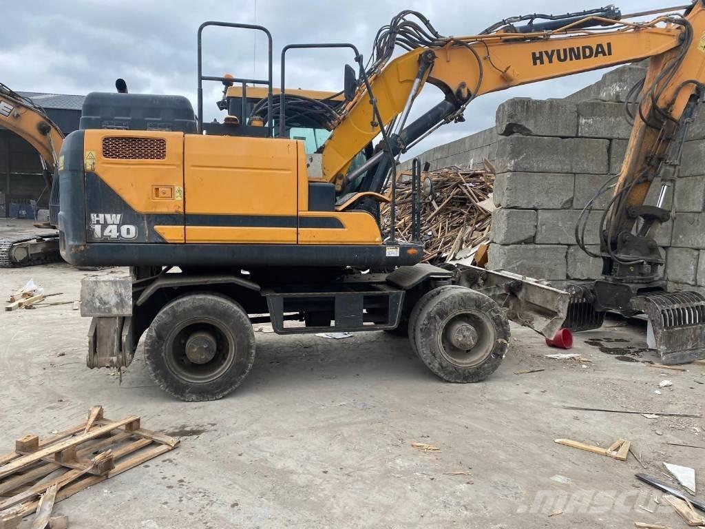 Hyundai HW 140 Escavatori gommati