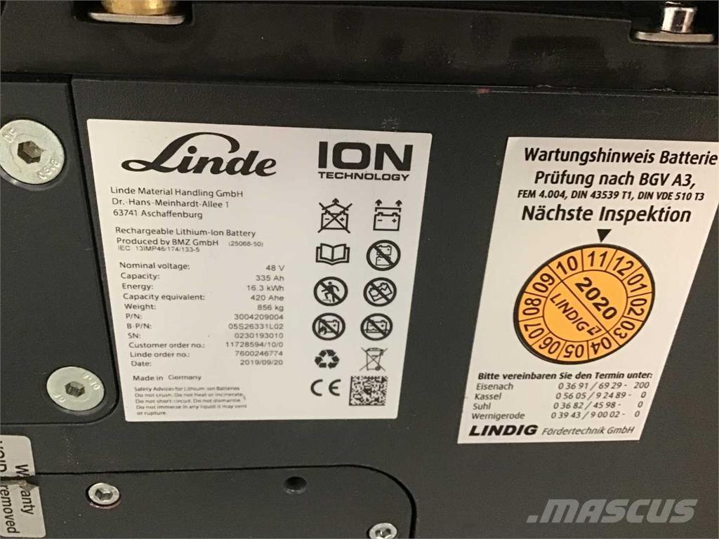 Linde E16 ION Carrelli elevatori elettrici