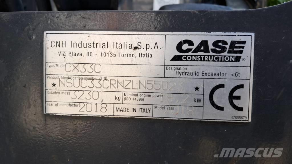 CASE CX 33 C Miniescavatori