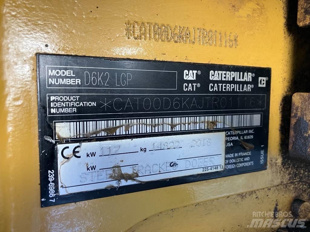 CAT D6K2 LGP Dozer cingolati