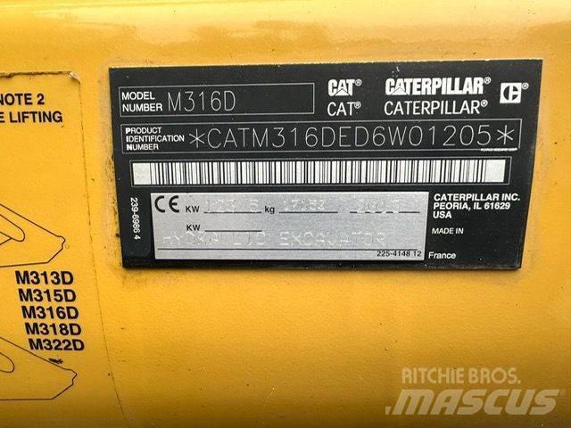 CAT CAT M316D Escavatori gommati