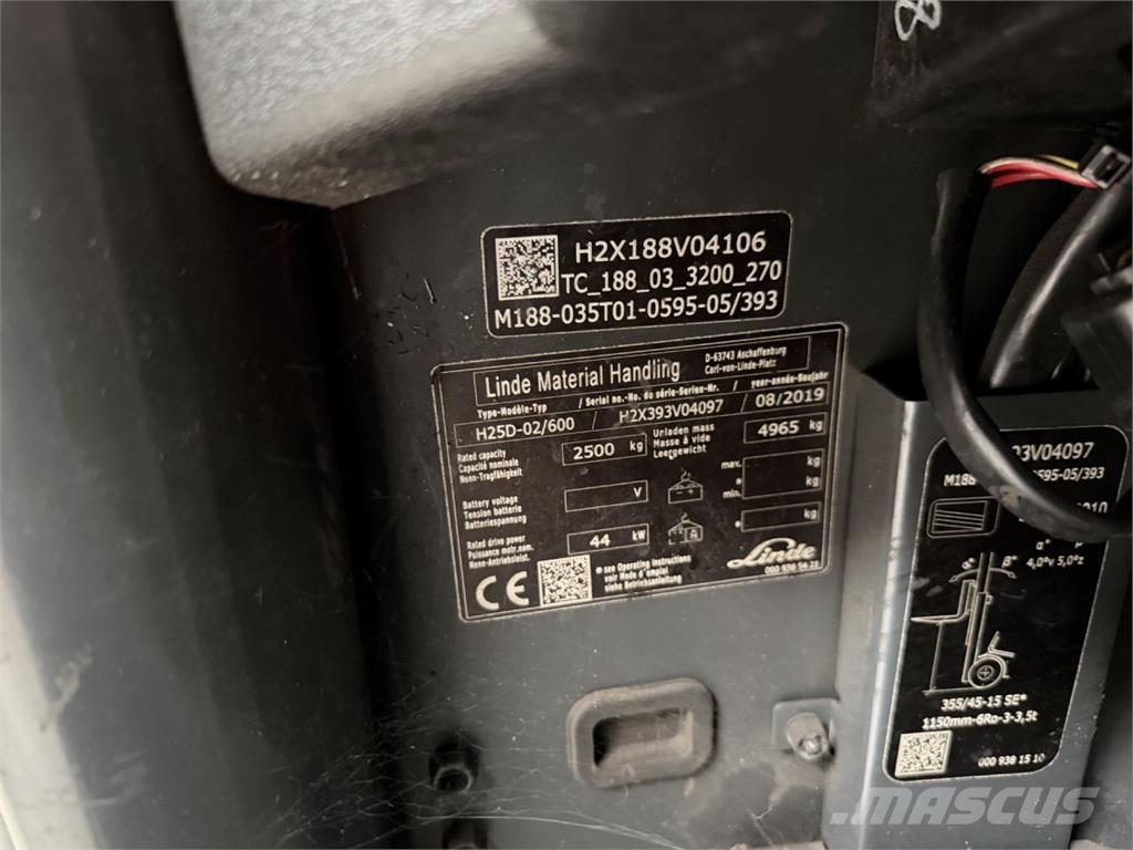 Linde H25D-02/600 Carrelli elevatori diesel