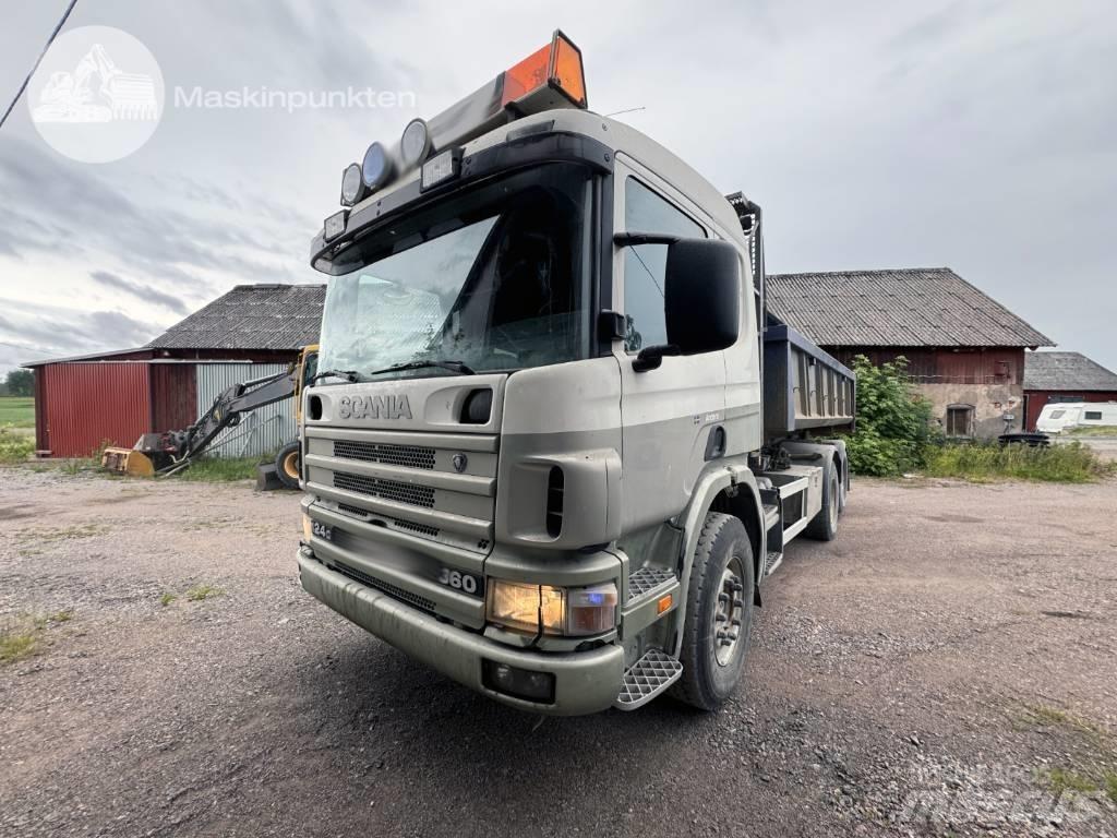 Scania P 124-360 Camion con gancio di sollevamento