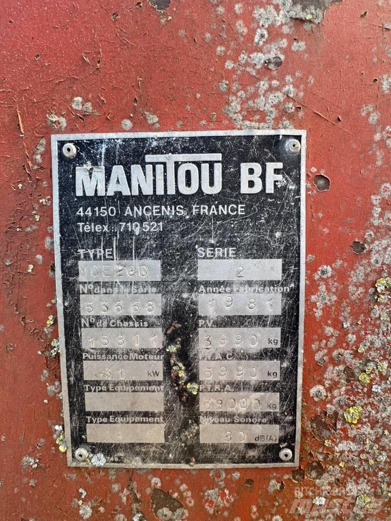Manitou MCE 20 C Carrelli elevatori diesel