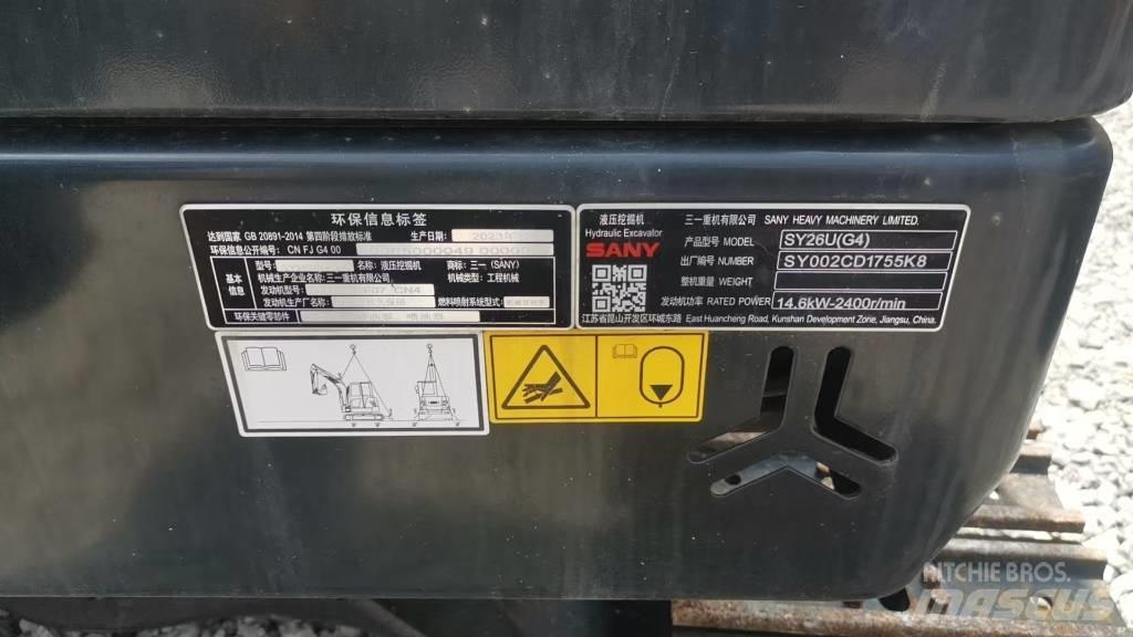 Sany SY 26 C Escavatori cingolati