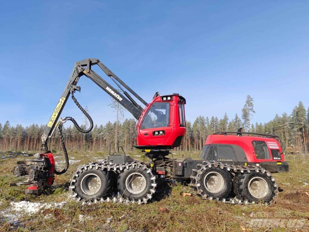 Komatsu 931 XC Abbattitrici, Disboscatrici