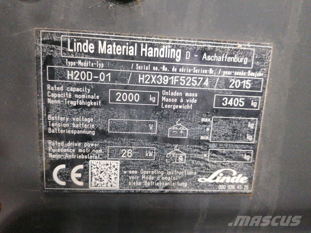 Linde H20D-01 Carrelli elevatori diesel
