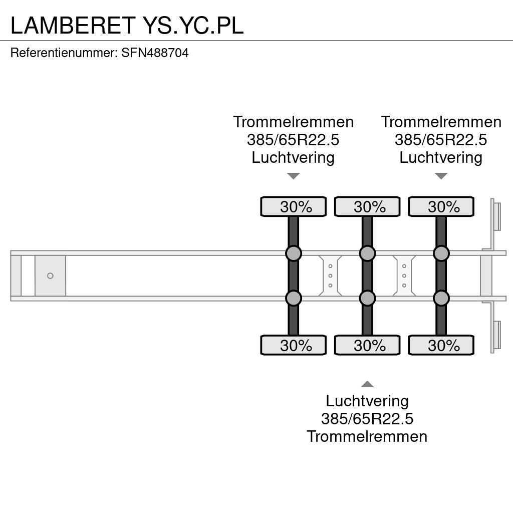 Lamberet YS.YC.PL Semirimorchi a temperatura controllata