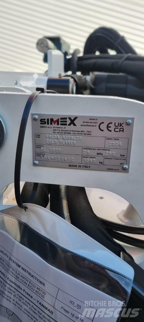 Simex PL1000 Accessori per macchine asfaltatrici