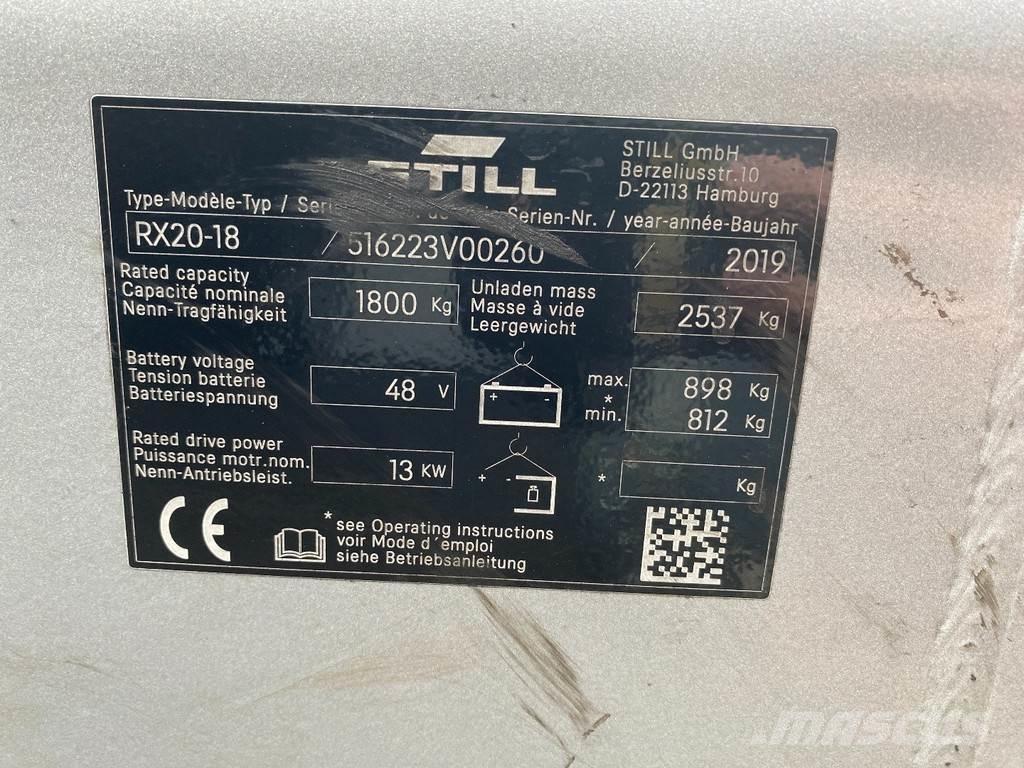Still RX20-18 Carrelli elevatori elettrici