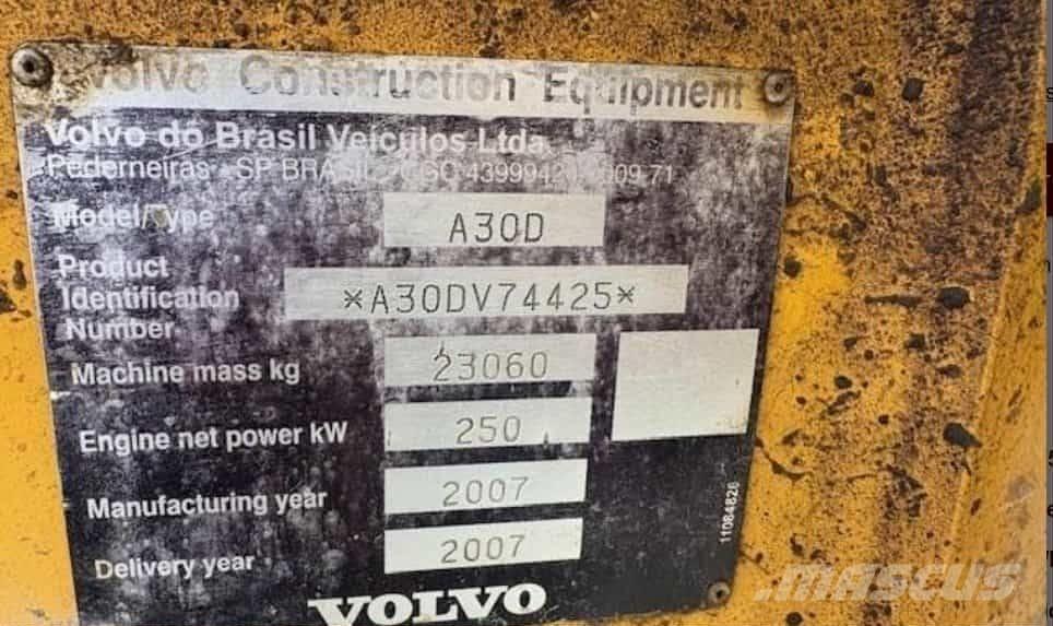 Volvo A 30 D Dumpers articolati