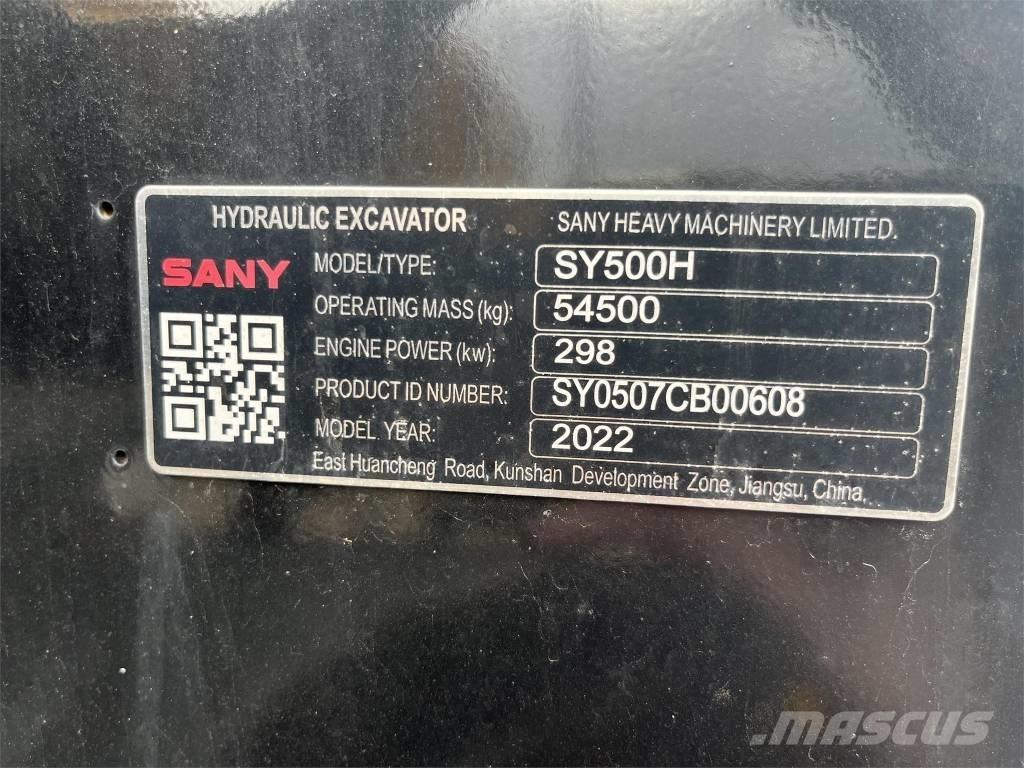 Sany SY 500 H Escavatori cingolati