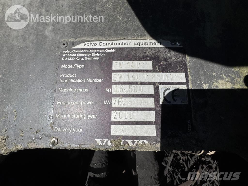 Volvo EW 140 B Escavatori gommati