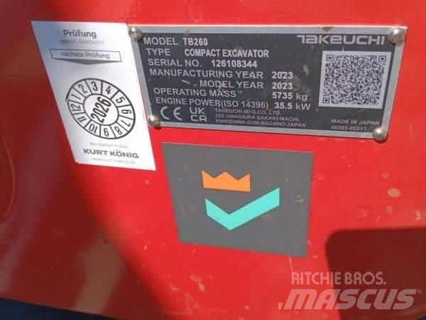 Takeuchi TB 260 Miniescavatori