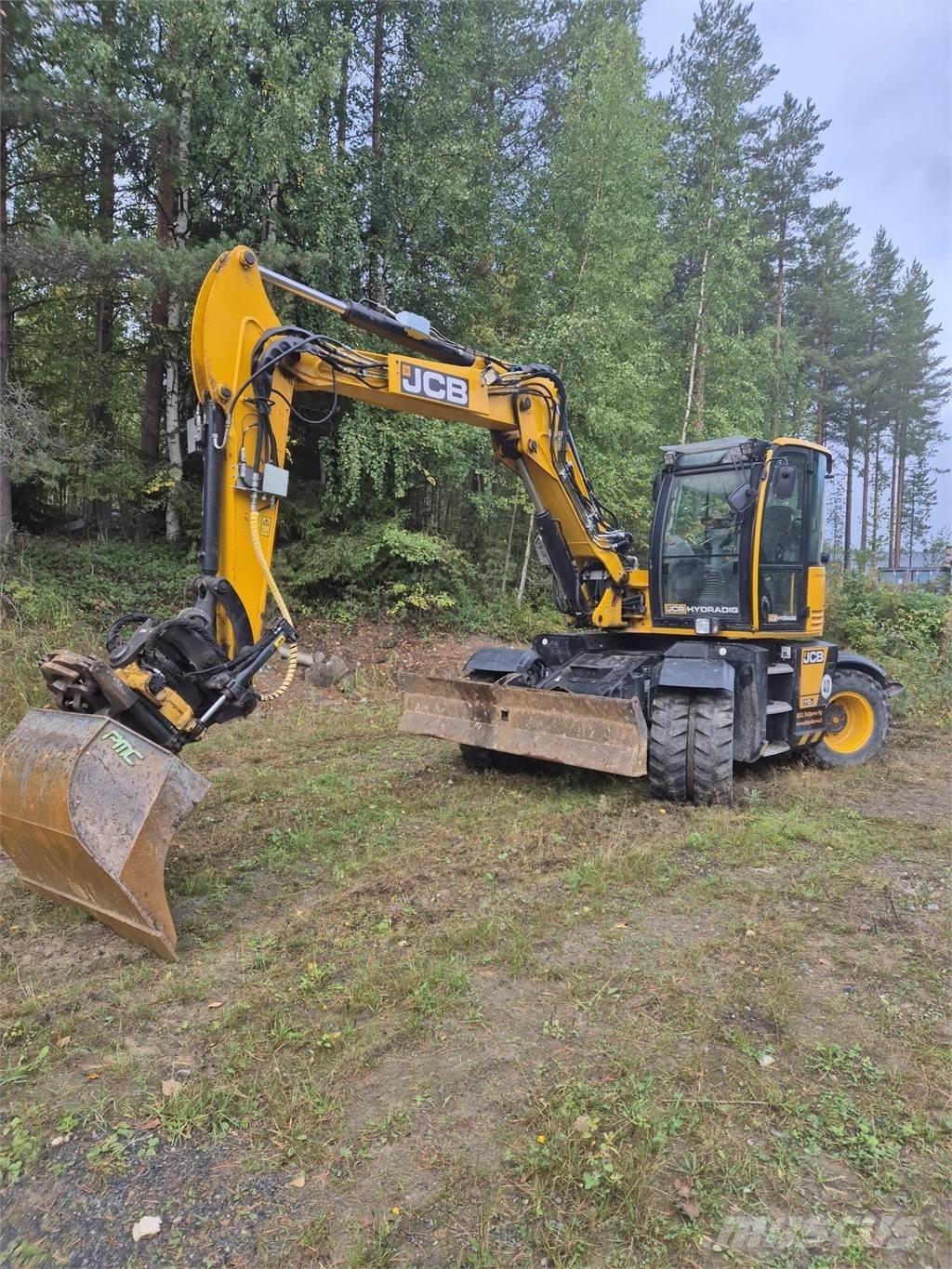 JCB 110W Hydradig Escavatori gommati