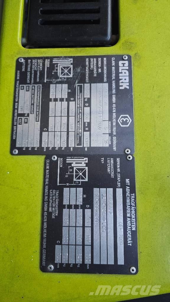 Clark TM 12 SN Carrelli elevatori elettrici