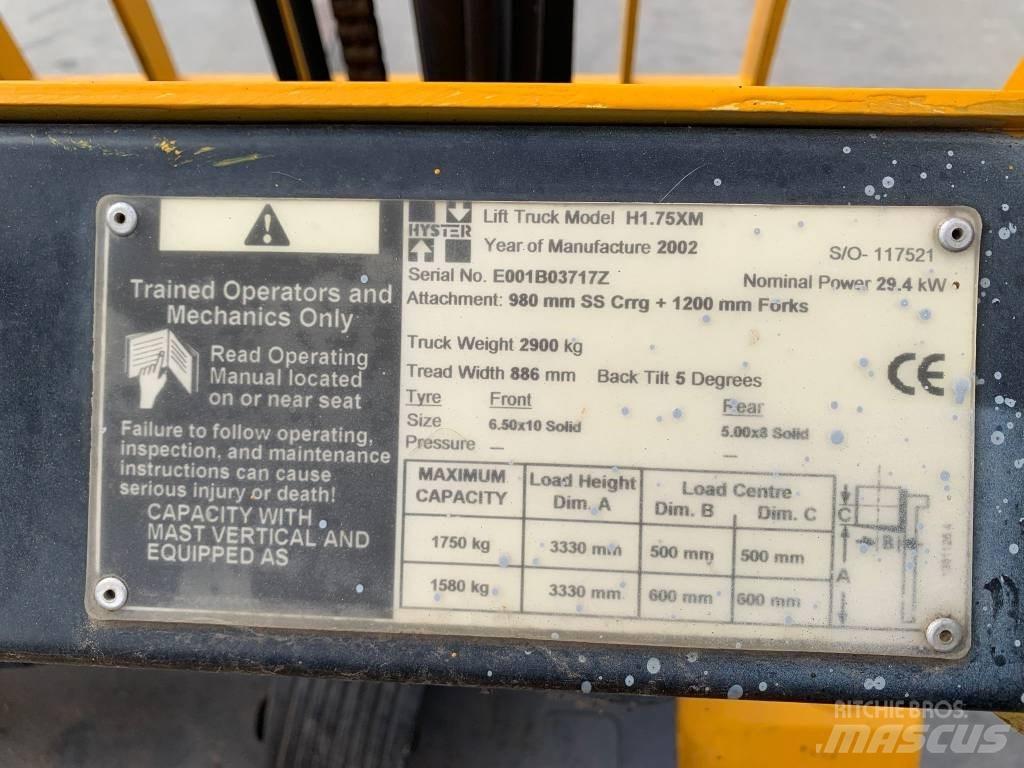Hyster H 1.75 XM Carrelli elevatori GPL