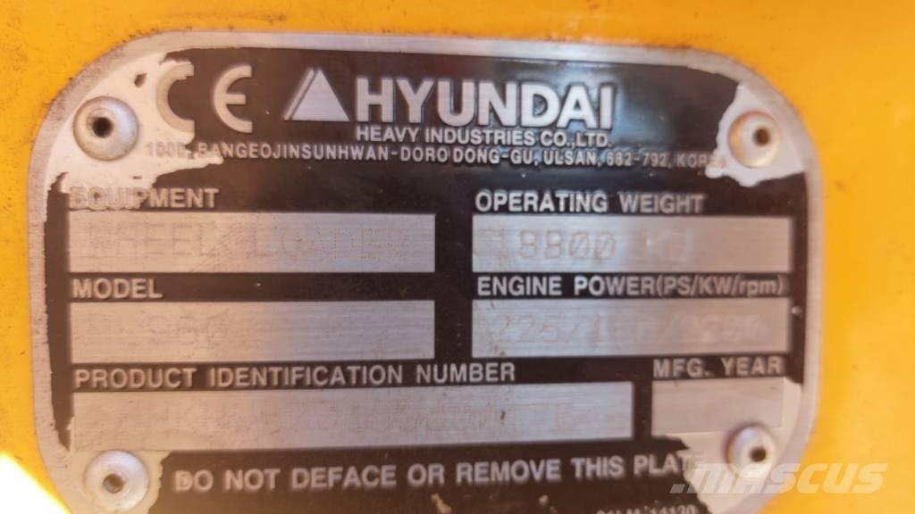 Hyundai HL 960 Pale gommate