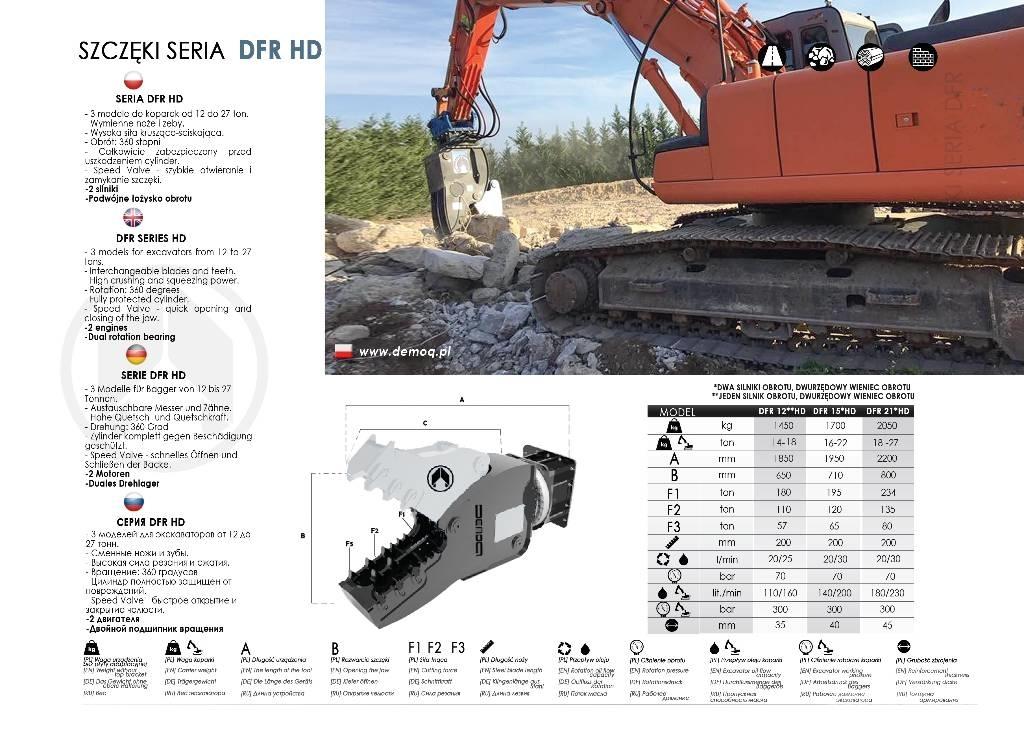  DEMOQ DFR15 Frantumatori da cantiere