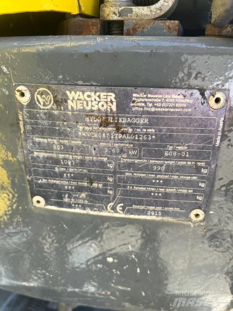 Wacker Neuson 803 RD Miniescavatori