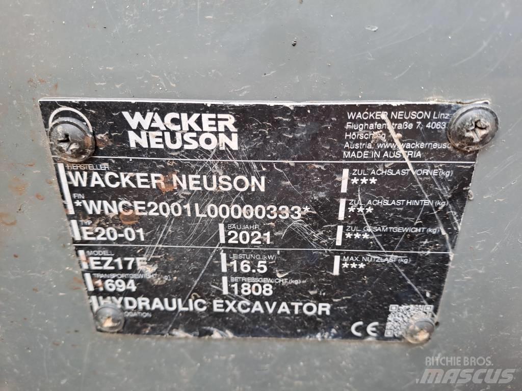 Wacker Neuson EZ17e Escavatori cingolati