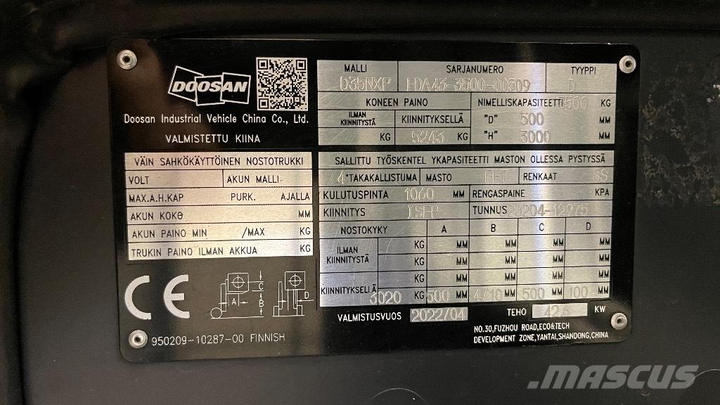 Doosan D35NXP Carrelli elevatori diesel